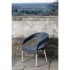 Lot de 4 fauteuils bistro en rotin