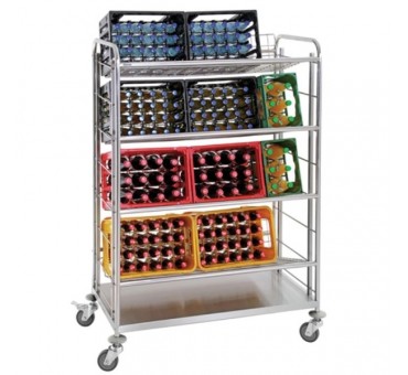 Chariot de transport de boissons en inox Bartscher Chariot de transport de boissons en inox Bartscher