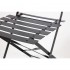 Chaises de terrasse en acier Bolero noires Lot de 2