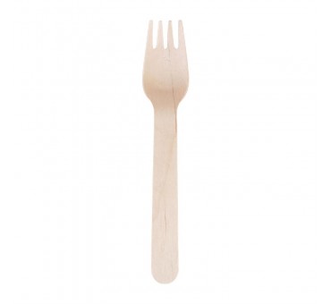 Fourchettes en bois biodégradables Fiesta Green lot de 100 Fourchettes en bois biodégradables Fiesta Green lot de 100