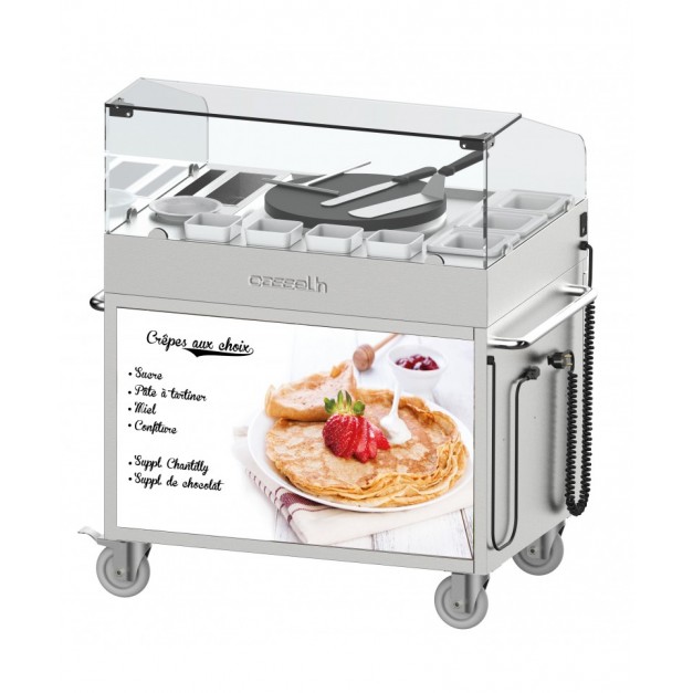 Chariot à crêpière 40 encastrée