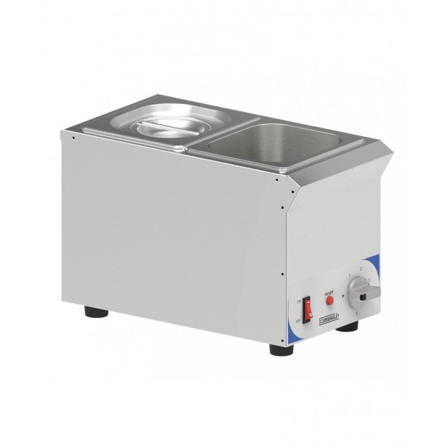 Bain marie à sauce 2 x GN 1/6 compact