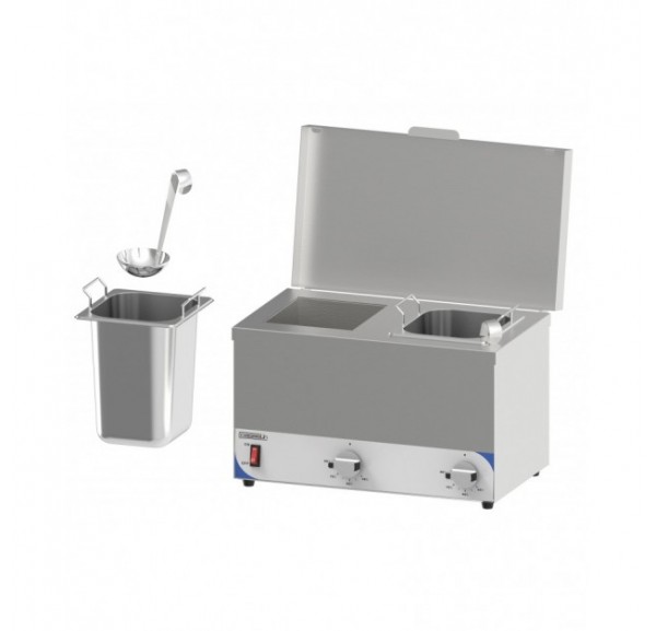 Bain marie à sauce compact 2 cuves