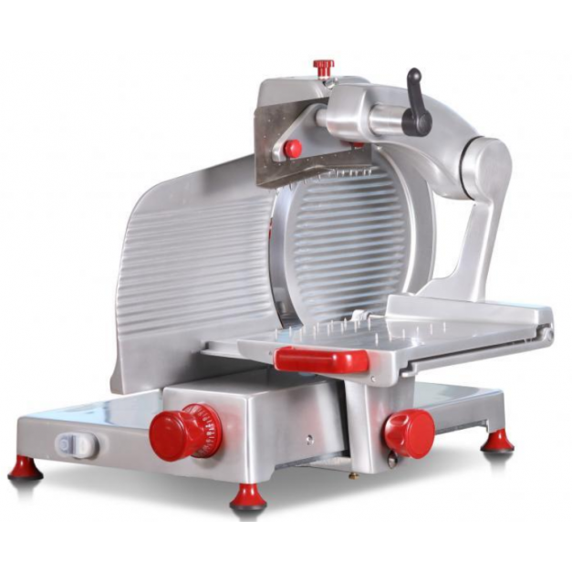 Trancheur vertical charcuterie série Horeca avec système de déblocage