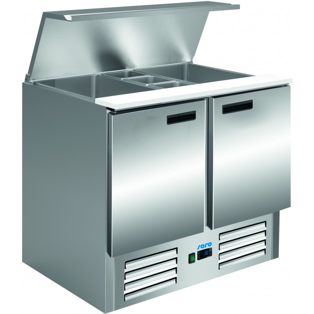 Saladette 2 portes inox S900E
