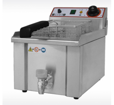 Friteuse électrique de comptoir 13 litres FBR13 vidange Friteuse électrique de comptoir 13 litres FBR13 vidange
