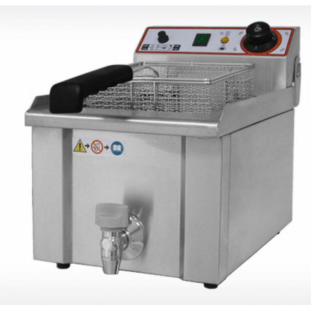 Friteuse électrique de comptoir 13 litres FBR13 vidange