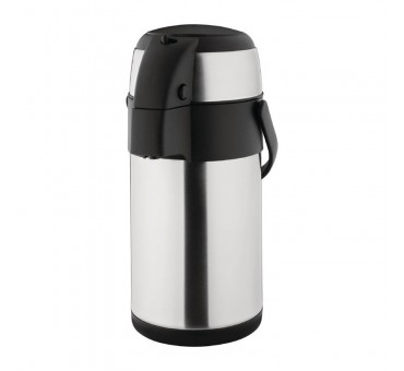 Pichet isotherme a pompe en inox 2.5 litres Pichet isotherme a pompe en inox 2.5 litres