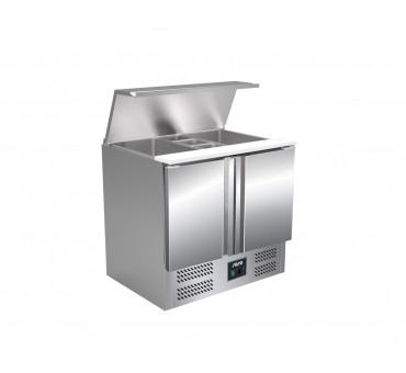Saladette 2 portes inox EMS900 Saladette 2 portes inox EMS900