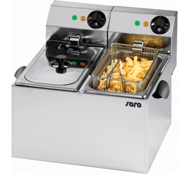 Friteuse électrique professionnelle 2 x 4 litres PROFRI Friteuse électrique professionnelle 2 x 4 litres PROFRI