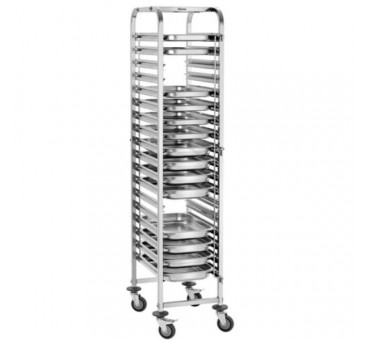 Echelle chariot gastro 18 niveaux GN 1/1 inox Bartscher Echelle chariot gastro 18 niveaux GN 1/1 inox Bartscher