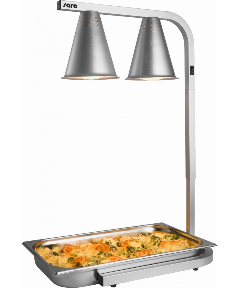 Lampe chauffante pour maintenir les plats et assiettes au chaud