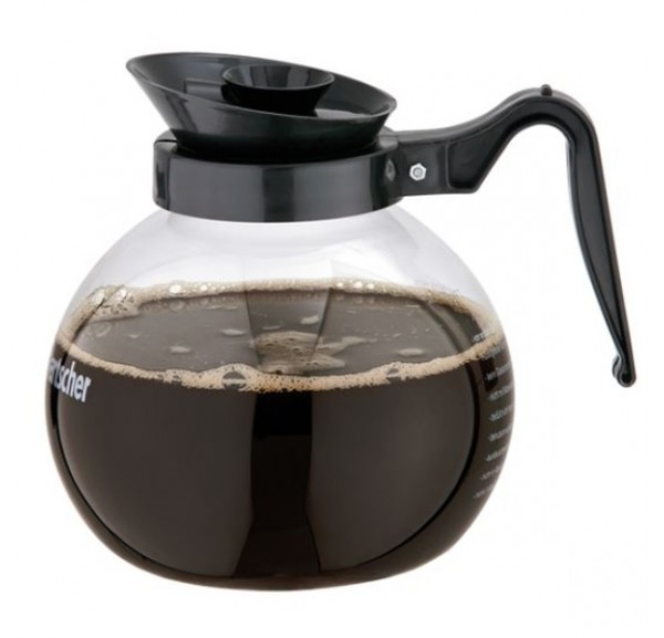 Verseuse En Verre Universelle Pour Cafetière - Grand Modèle Avec Couvercle Réglable En Hauteur