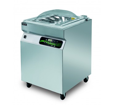 Machine sous vide à cloche professionnelle sur roues série Lavezzini LAPACK 450 LCD Machine sous vide à cloche professionnelle sur roues série Lavezzini LAPACK 450 LCD