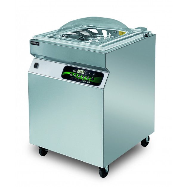 Machine sous vide à cloche professionnelle sur roues série Lavezzini LAPACK 450 LCD