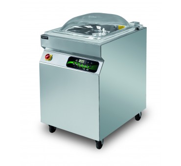 Machine sous vide à cloche professionnelle sur roues série Lavezzini LAPACK 500 LCD Machine sous vide à cloche professionnelle sur roues série Lavezzini LAPACK 500 LCD