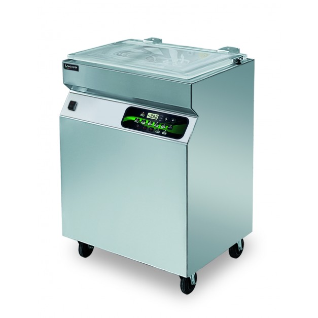Machine sous vide à cloche professionnelle sur roues série Lavezzini LAPACK 500 VARIANT LCD