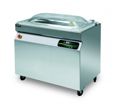 Machine sous vide à cloche professionnelle sur roues série Lavezzini LAPACK 1000S LCD Machine sous vide à cloche professionnelle sur roues série Lavezzini LAPACK 1000S LCD