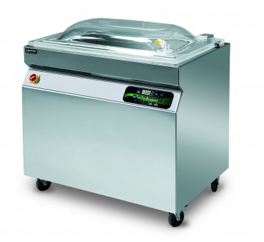 Machine sous vide à cloche professionnelle sur roues série Lavezzini LAPACK 900S LCD Machine sous vide à cloche professionnelle sur roues série Lavezzini LAPACK 900S LCD