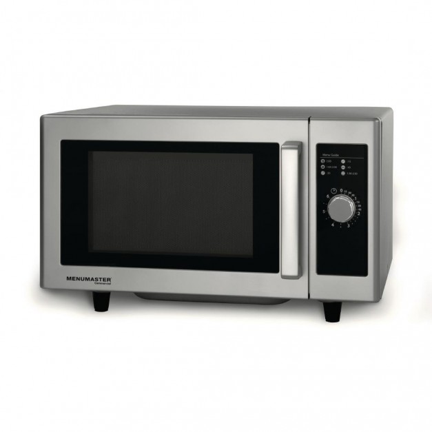 Micro-ondes manuel professionnel 23 L 1000 W – Inox – Menumaster RMS510DS