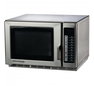 Micro-ondes grande capacité programmable professionnel 34 L 1800 W – Inox – Menumaster RFS518TS