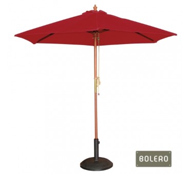 Parasol spécial terrasse de café rond ø 3 mètres avec poulie