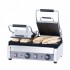 Grill panini double premium rainurée - lisse