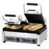 Grill panini électrique professionnel Double Premium Rainurée-Lisse Casselin