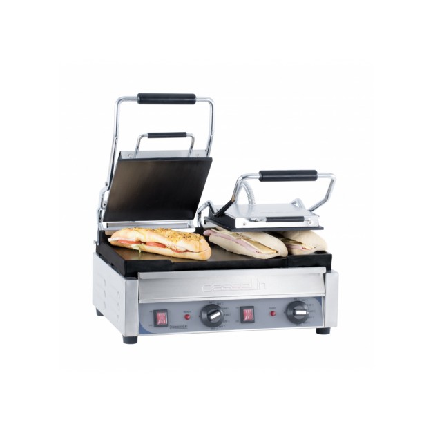 Grill panini double premium lisse - lisse