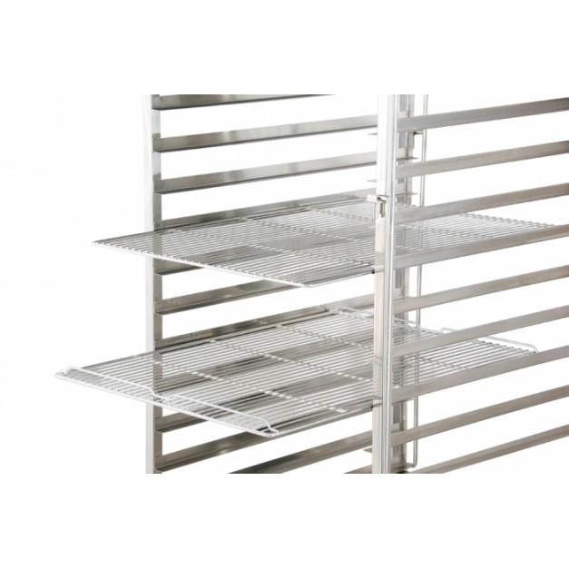 Grille plate inox 600 x 400 mm - 3 traverses - Guéry - Espace PRO Grille plate inox 600 x 400 mm - 3 traverses - Guéry - Espace PRO