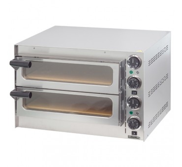 Four à pizza électrique professionnel pour 2 pizza de 35 cm Casselin Four à pizza électrique professionnel pour 2 pizza de 35 cm Casselin