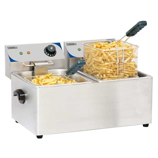 Friteuse électrique professionnel 2 x 4 Litres Casselin