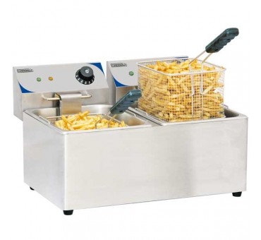 Friteuse électrique professionnel 2 x 8 litres Casselin Friteuse électrique professionnel 2 x 8 litres Casselin