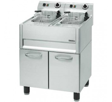 Friteuses électriques double professionnelles sur pieds Casselin 2 X 13 LITRES Friteuses électriques double professionnelles sur pieds Casselin 2 X 13 LITRES
