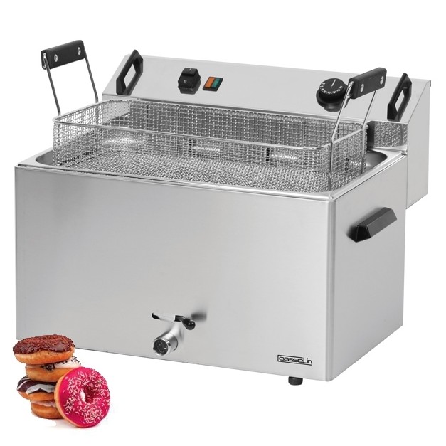 Friteuse électrique professionnelle à beignets 16 litres Casselin