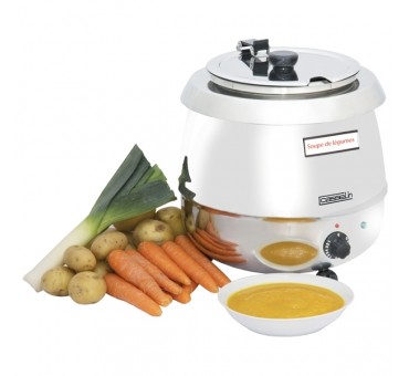 Soupière électrique 9 litres finition inox Casselin Soupière électrique 9 litres finition inox Casselin