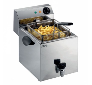 Friteuse électrique professionnelle 8 litres vidange PROFRI Friteuse électrique professionnelle 8 litres vidange PROFRI