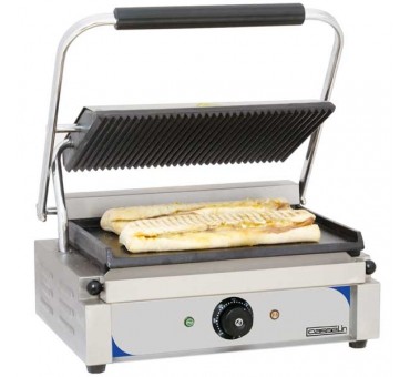 Grill panini professionnel large rainurée ou lisse casselin Grill panini professionnel large rainurée ou lisse casselin