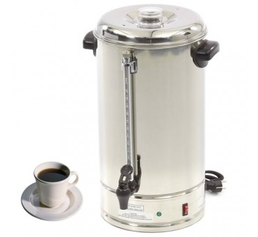 Percolateur à café - 10 L - 80 tasses - filtre à café amovible