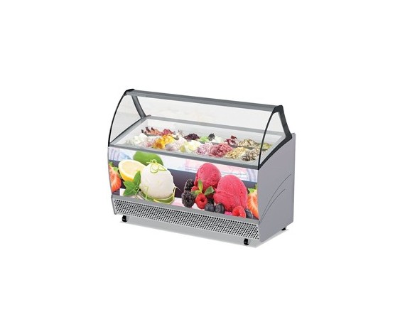 Vitrine à glace professionnelle : présentation & service en point de vente