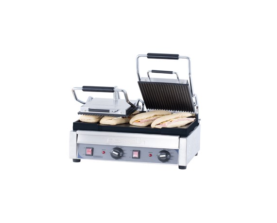 Grill de contact double pour panini et sandwich chaud