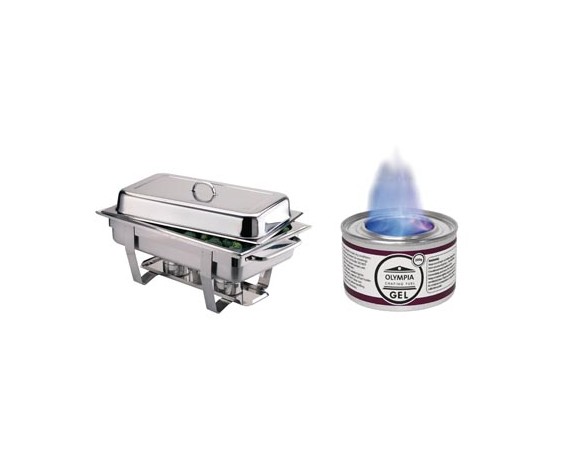 Chafing dish au gel éthanol