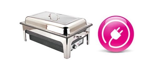 Chafing dish à chauffe électrique : Devis sur Techni-Contact - chauffe plat  contenance 3,8 litres