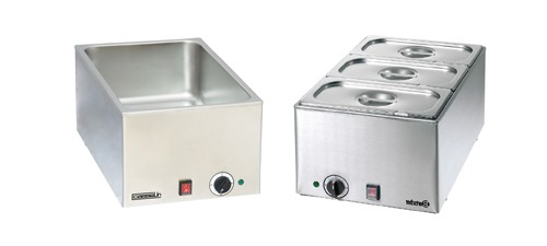 Bain-marie électrique de table professionnel | GN 1/1, 2 GN 1/2, 3 GN 1/3