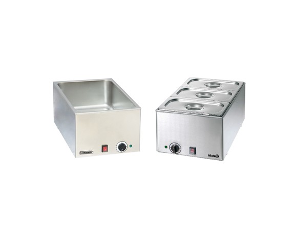 Bain-marie électrique de table professionnel | GN 1/1, 2 GN 1/2, 3 GN 1/3
