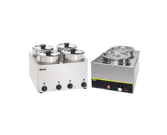 Bain-marie à sauce professionnel | Chauffe-sauce, maintien au chaud CHR