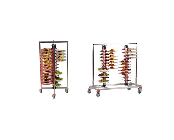 Chariots porte assiette a tétons