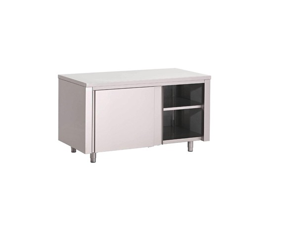 Meuble bas inox