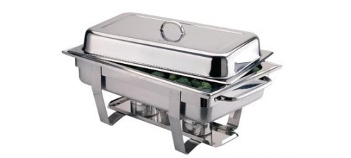 Chafing dish en inox pour la restauration