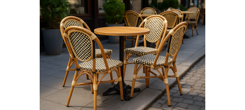 Tables de bistrot et tables de terrasse